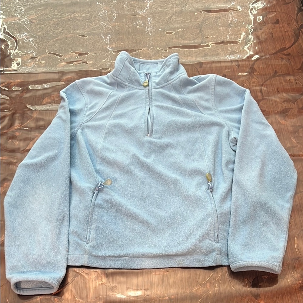 Athletech Blue Zippered Long Sleeve Hoodie